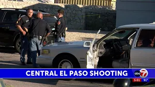 One man taken to the hospital after shooting in Central El Paso Sunday