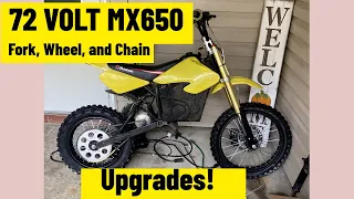 Best Razor MX650 Fork, Wheel and Chain Upgrades