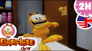 😱Garfield travels into Eddie's brain! 🧠 - The garfield Show