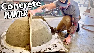 This Saved Me $1200 || Making a Large Concrete Planter