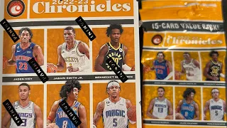 22-23 NBA Chronicles Basketball pack opening! #1 draft pick auto & tons of rookies!!!