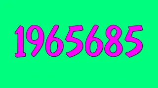 Numbers 0 to 4999990 HD