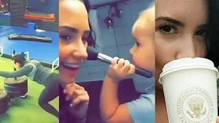 Demi Lovato Newest Snapchat Videos Ft James Corden,Nick Jonas And More