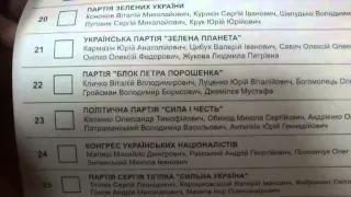 выборы 2014 в  верховную раду