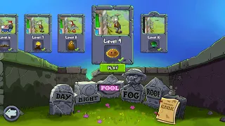 PLANTS VS ZOMBIES (POOL) LEVEL 10