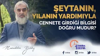 Şeytanın, yılanın yardımıyla cennete girdiği bilgisi doğru mudur? / Birfetva - Nureddin YILDIZ