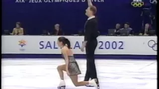 Sale and Pelletier: 2002 Olympics Short Program (w/ kiss and cry)