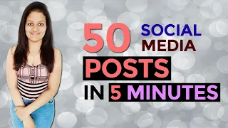 50 Social Media Posts in 5 Minutes Using Canva and chatGPT