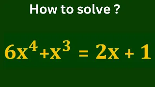 Math Olympiad | Algebra Equation | Know this Trick!