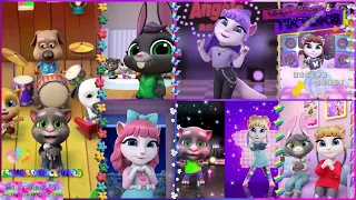 Mini tom🪅+Angela 2🌈+Tom friends🎉+Angela🎁+Mini Angela🎀 Tiktok Videos!|SING&DANCE VER.)