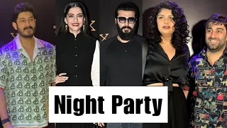 Arjun Kapoor, Sonam Kapoor, Anshula Kapoor With BF, Mohit Marwah, Dino Morea at Party