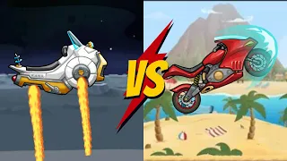 Superbike VS Hoverbike - Ultimate Battle