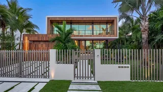 $25,000,000! This tropical modern masterpiece evokes the essence of Miami Beach sophistication