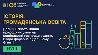 Історія. Громадянська освіта. Давній Єгипет. Вплив природних умов на особливості господарювання