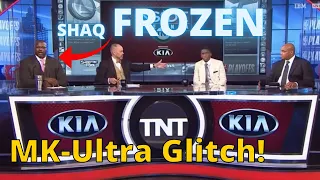 Shaquille O'Neal FROZEN on LIVE TV