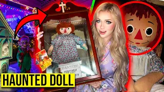 I Bought a HAUNTED ANNABELLE DOLL AT A CREEPY CHRISTMAS CONVENTION...