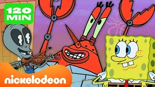 Bob Esponja | Os Momentos Mais Sci-Fi do Bob Esponja 👽 | 2 Horas | Bob Esponja em Português