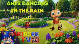 Ants dancing in the rain song l funny ants dance songs l @kidseetv000 kids rhymes#nurseryrhymes