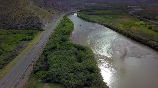 Submarine truck out in the Rio Grande #ExploreNM #AdrianUnknown