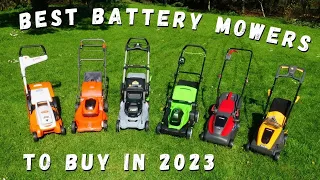 Best Battery Lawn Mowers 2023 - Watch This Review Before You Buy!