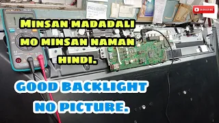 Kadalasang sira nang  Sony 40 led tv good backlight no picture!