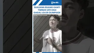 Pemain Timnas U23 Indonesia Tertunduk Lesu dan Nangis di Ruang Ganti Usai Gagal ke Olimpiade 2024