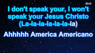 Americano - Lady Gaga Karaoke【No Guide Melody】