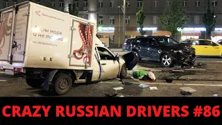 RUSSIAN DASHCAM- Crazy Drivers Car Crash Compilation #86