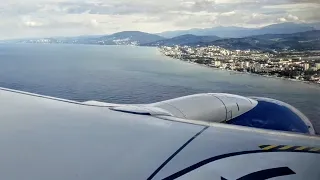 Moscow-Adler (Sochi), SU 1120 Boeing 737-800, посадка/landing.  2021.09.06_08.25