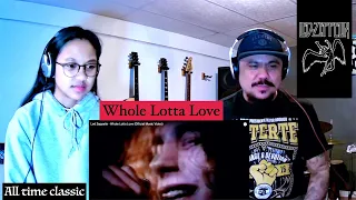 LED ZEPPELIN WHOLE LOTTA LOVE (DAUGHTER`S REACTION VIDEO)