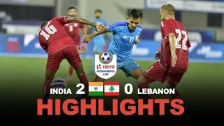 India 2-0 Lebanon | FINAL | Hero Intercontinental Cup 2023 | Full Highlights