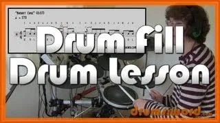 ★ Basket Case (Green Day) ★ Drum Lesson | How To Play Drum Fill (Tre Cool)