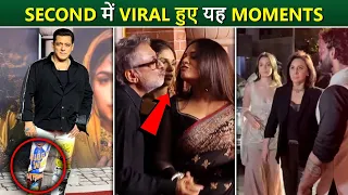Top Viral Moments From Heeramandi Screening | Salman In Funky Jeans, Urvashi VS Munawar & More
