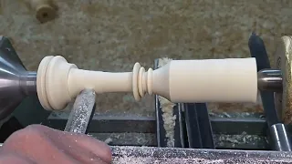 Wood turning - how to make the most beautiful queen chess piece