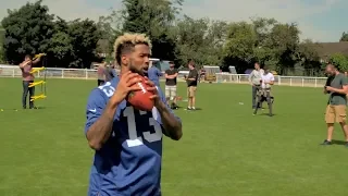 Odell Beckham Jr Throws a Football 100 Yards (Alledgedly )