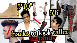 How To Look Tall | Mens Grooming Fashion & Dressing Tips To Make You Tall In 5 Mins | Sarthak Goel