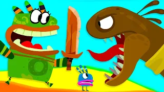 Приключения Куми-Куми, серия "Рыбалка" в 4k целиком / Смешные мультики | Cartoons for Kids