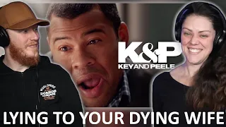 Key & Peele - Lying to your Dying Wife REACTION | OB DAVE REACTS