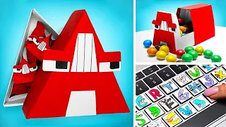 Let's Make Coolest Alphabet Lore Crafts 🔤🍬 FUN 6 PAPER DIYs!