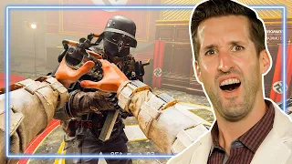 ER Doctor REACTS to Wolfenstein Takedowns