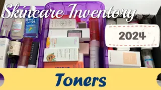 2023-2024 Skincare Inventory:TONERS.