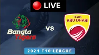 Abu Dhabi T10 League 2021 - 24th Match | Team Abu Dhabi vs Bangla Tigers Live Streaming