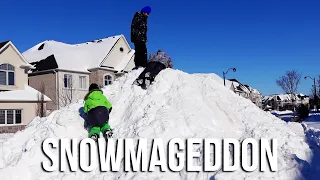 It was the WORST snowstorm I've seen in YEARS #Snowmageddon2022 #vlog