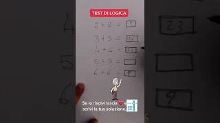 Test di Logica #shorts