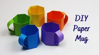 DIY Mini Paper Cup | Paper Crafts for School | Easy Origami Paper Cup | Paper Craft