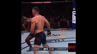 Colby Covington getting robbed by Mark Goddard(fake eye poke)