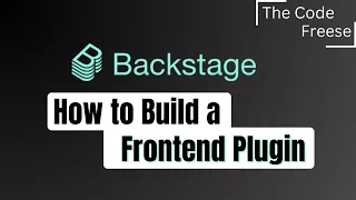 Backstage.io - How to Build a Frontend Plugin