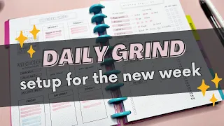 Setup my Daily Grind for next week || work + personal use