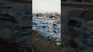 Авария на трассе Барнаул - Новосибирск