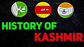 [HISTORY OF KASHMIR]⚔🌏☠ In Nutshell || [INDO-PAK WAR]✊🥵⚔ #shorts #countryballs #geography #mapping